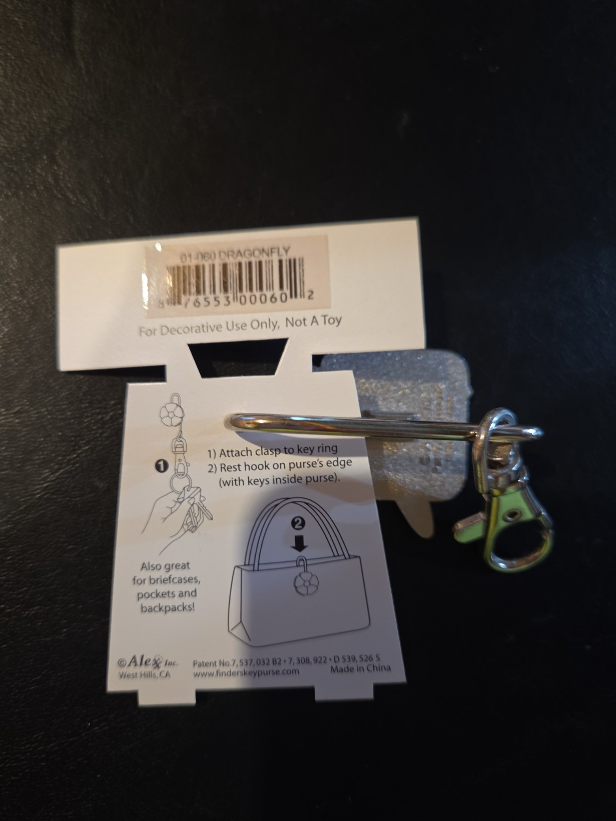 Finders Key Purse Dragon Fly Design Brand New with Tags