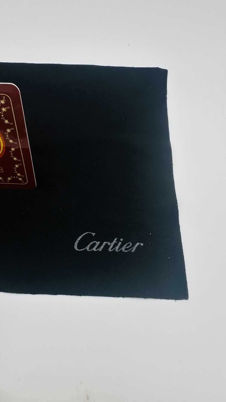 Cartier Big C Diamond Cut Red to Blue Fade Frameless Lens Gold Frame