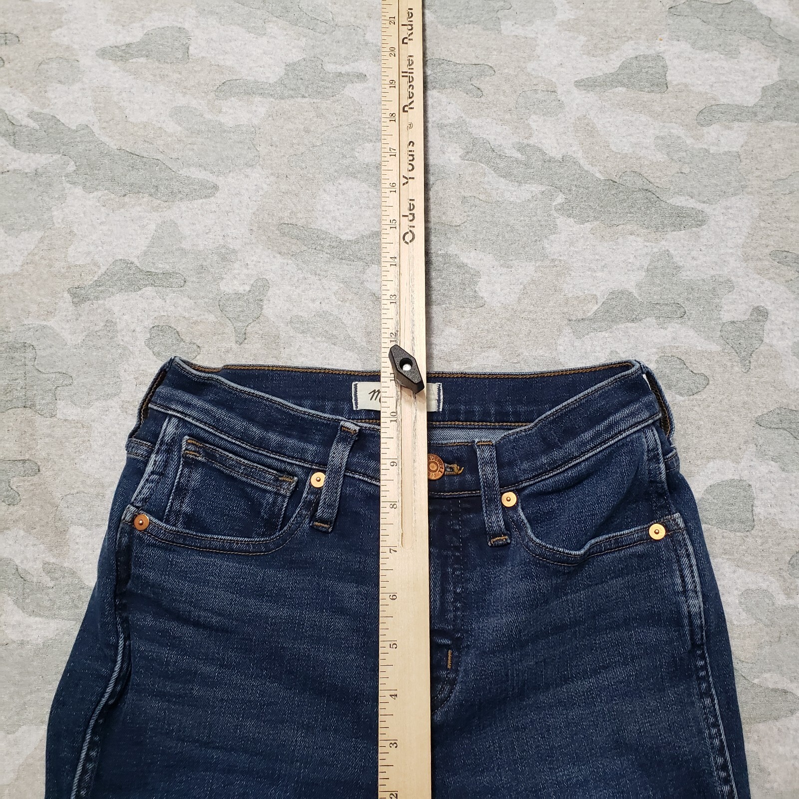 Madewell Jeans Womens 25P Blue High Rise Skinny Denim Dark Wash