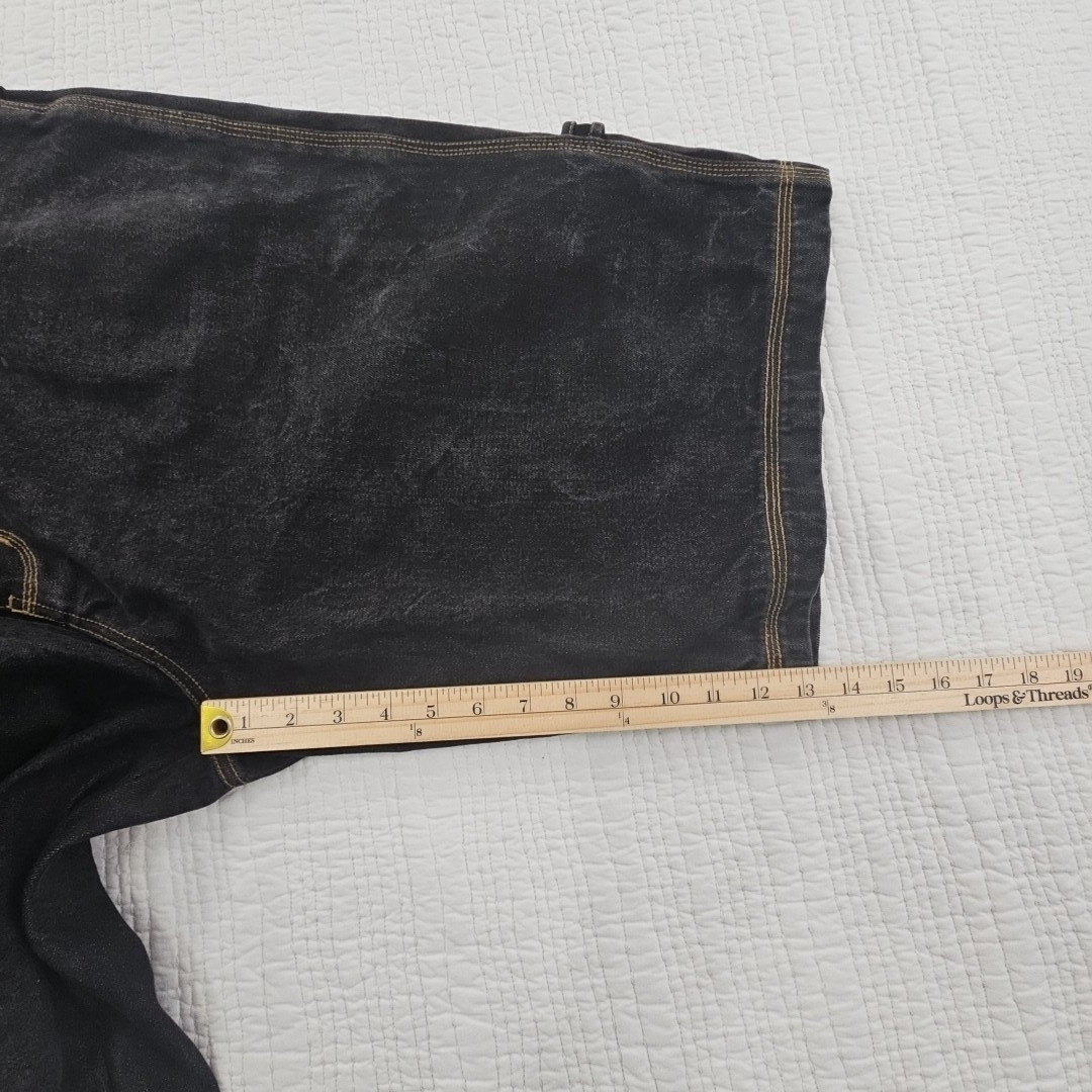 GodBody Denim Carpenter Shorts Men’s 42 Black 13.5″ Inseam EUC Made in Russia