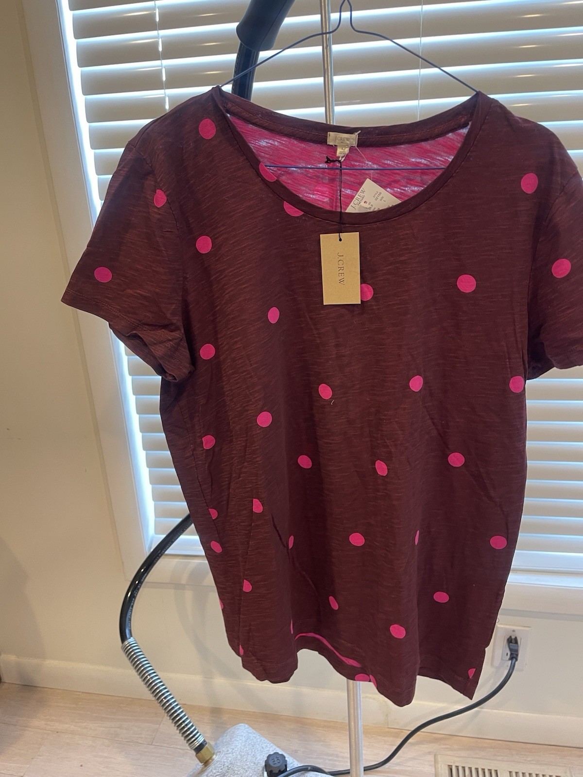 J.Crew Factory Polka Dot T-Shirt