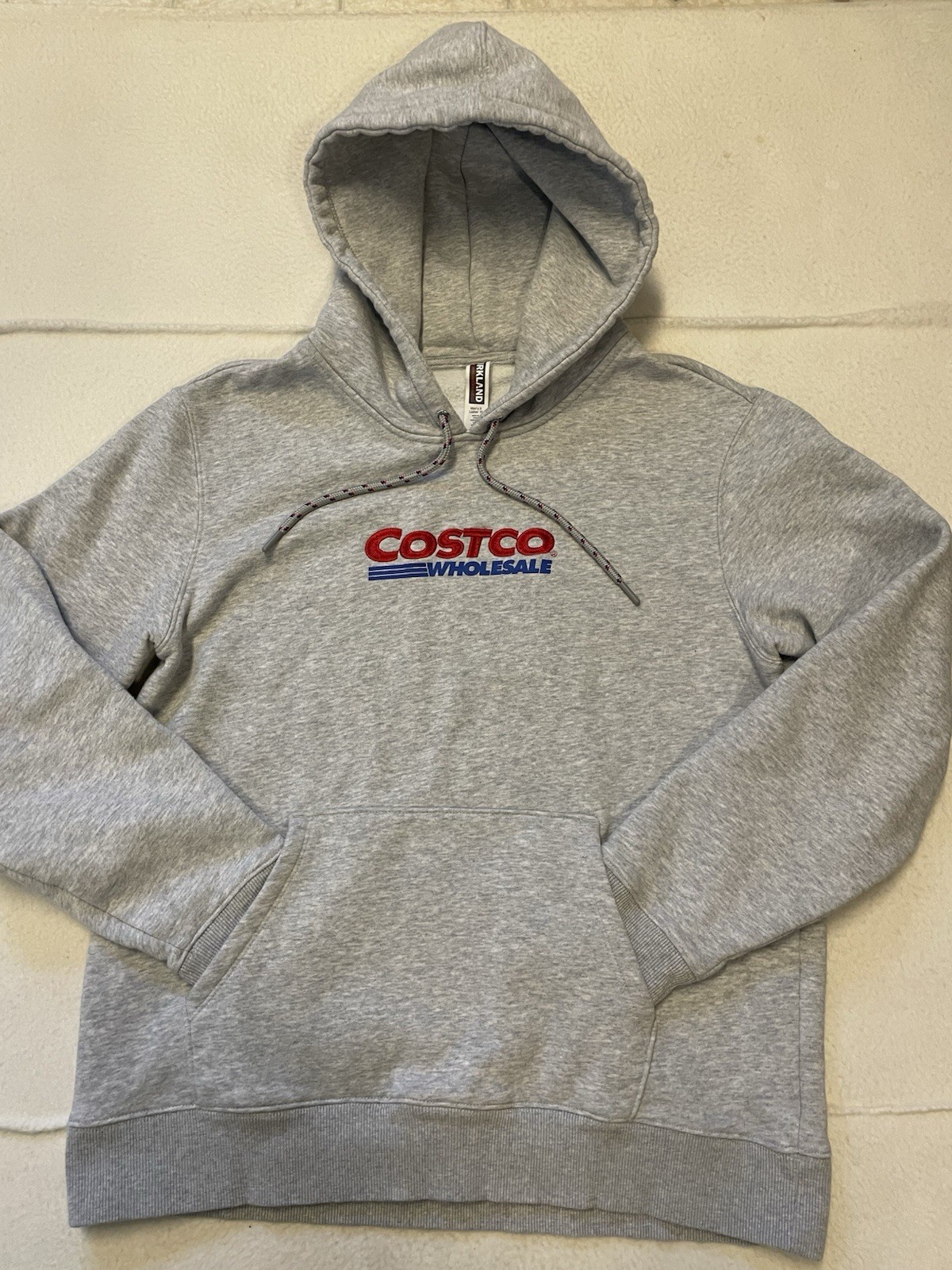 Costco Wholesale Hoodie Mens Size Small Gray Fleece Oversized Unisex Comfy Soft