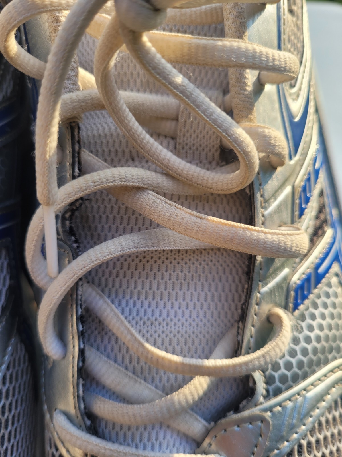 – ASICS Gel DS Trainer White Blue Size 13