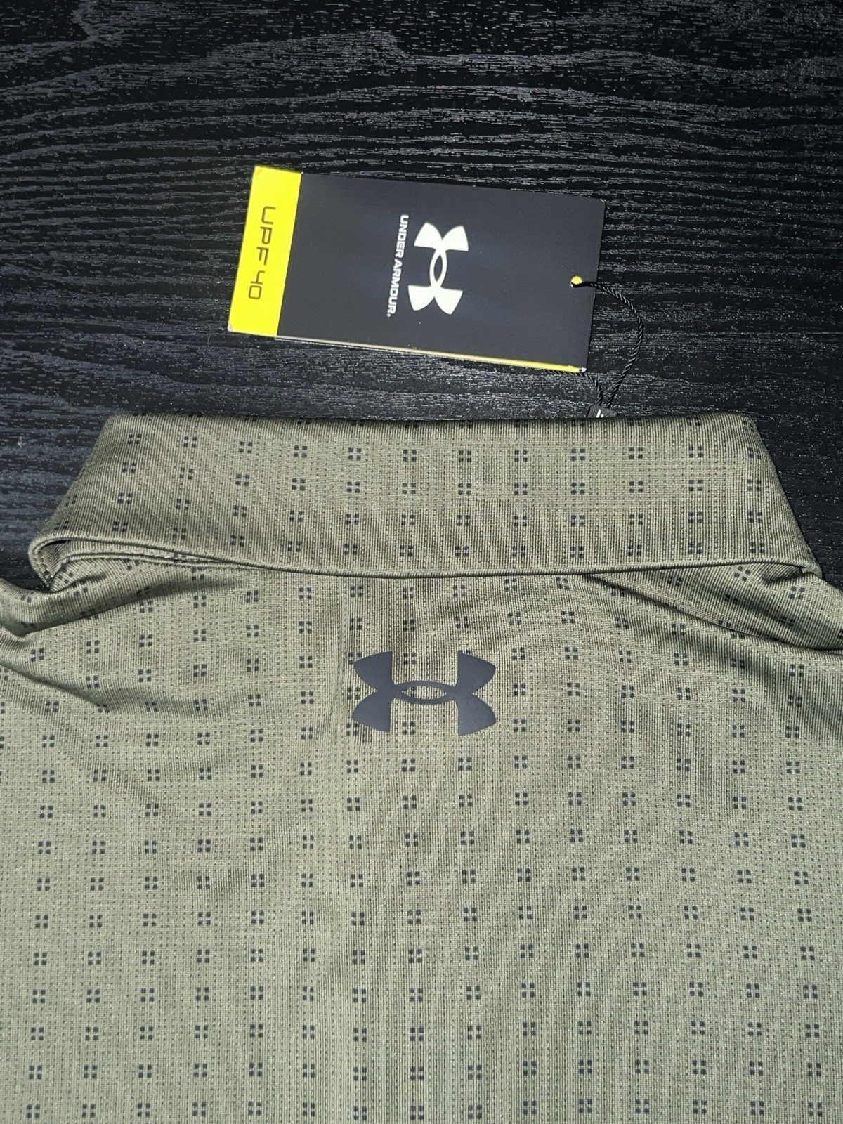 Tall Sizes🔥Under Armour Mens Polo Playoff 3.0 Printed Golf Shirt Marine Olive
