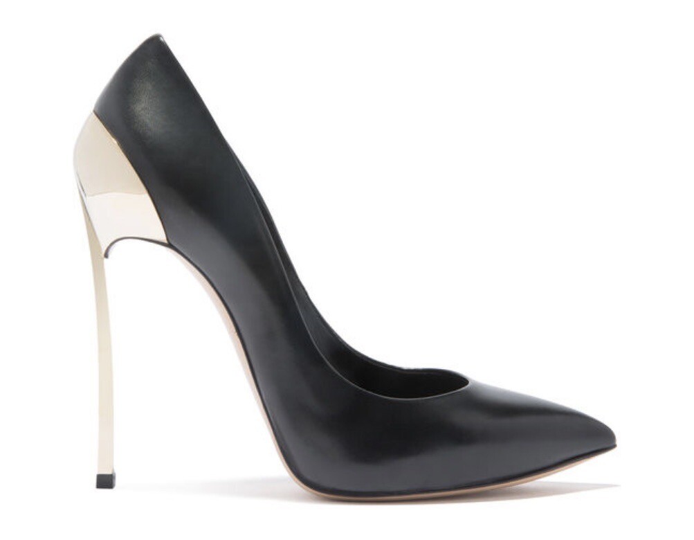 casadei Heels Size 40,Heel In Stainless Steel 115 Mm,10 Mm Concealed Platform