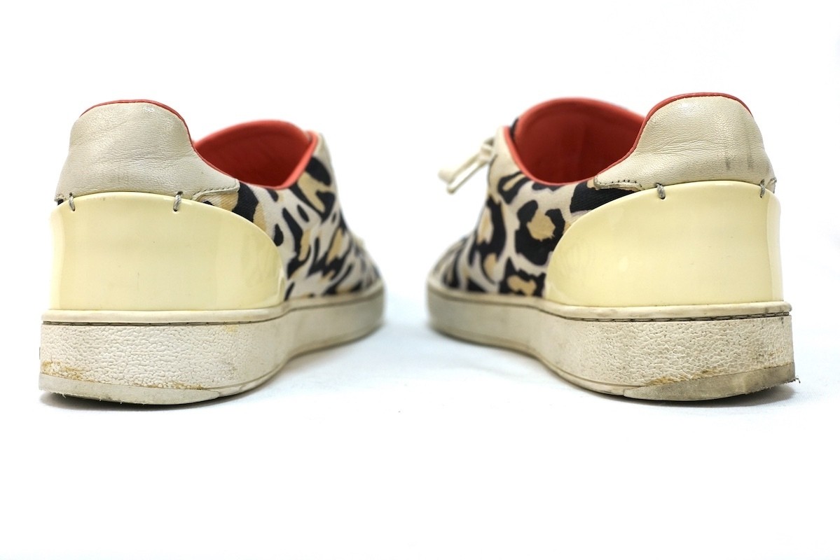 LOUIS VUITTON Frontrow Sneakers Leopard Print Womens Size 35 (Approx. 22.5cm)