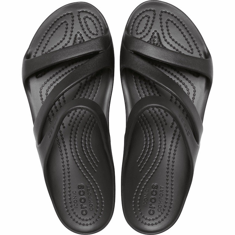 Crocs Kadee II Black Sandals. Sz 7. NWT!!