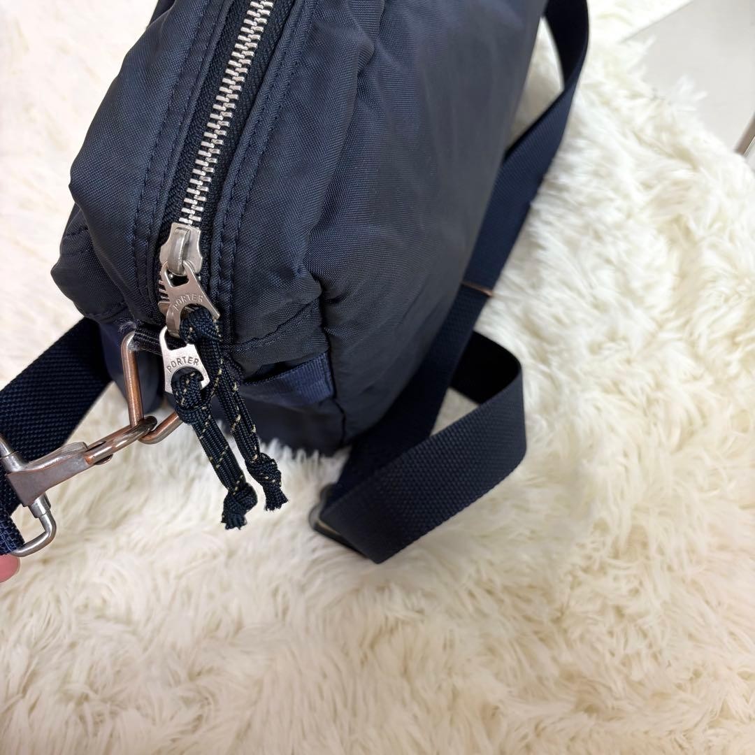 PORTER FORCE Shoulder crossbody Bag NAVY Yoshida Bag Japan