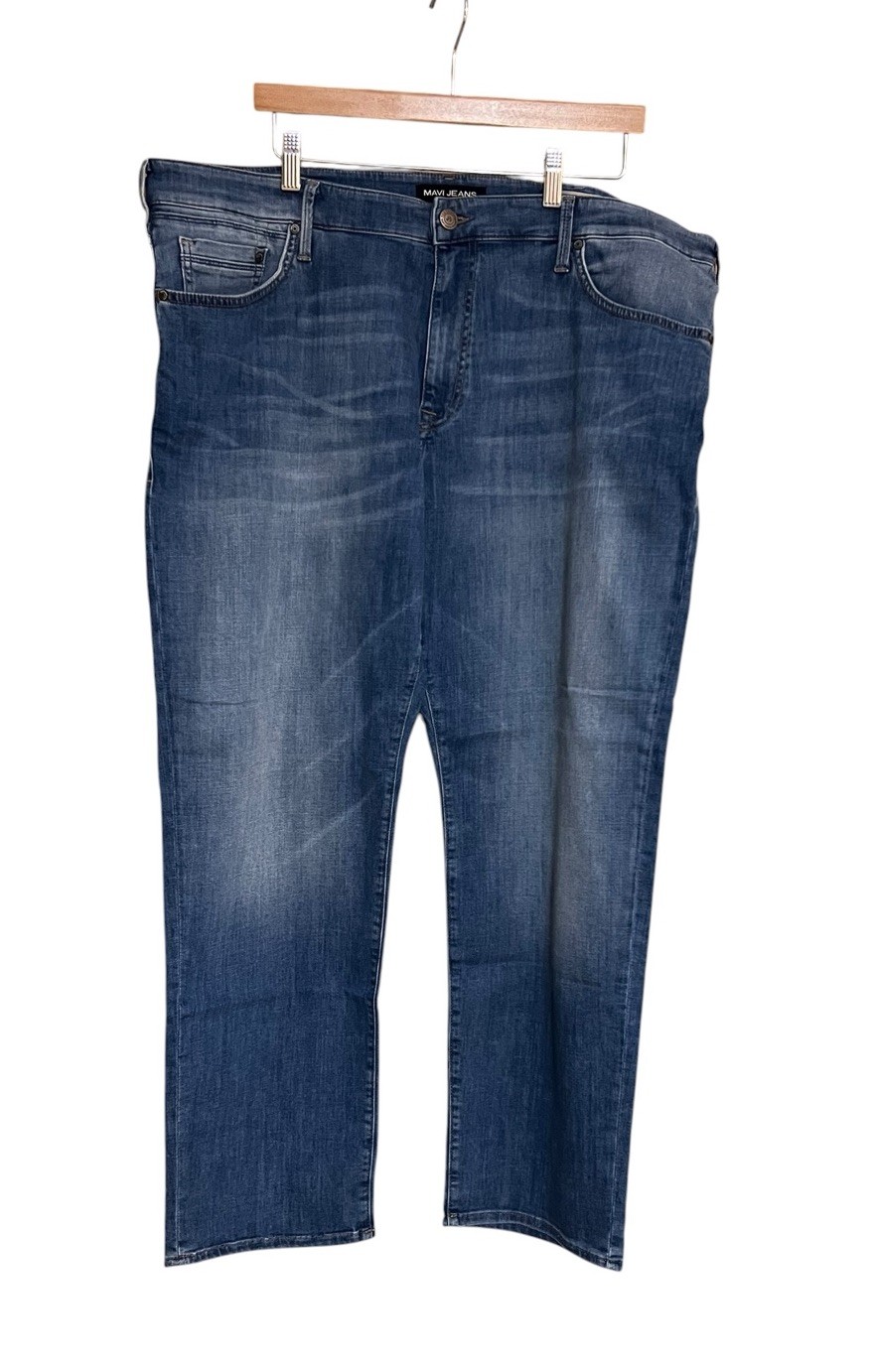 Mavi Jeans Mens Myles Straight Leg Stretch Light Med Wash 42 x 30 NWT