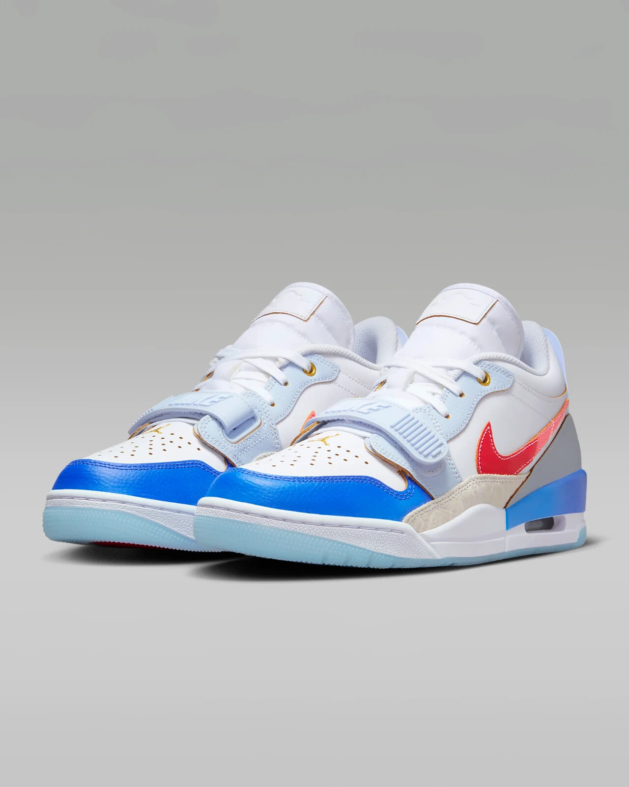 Air Jordan 312 Low US 13 Mens White Blue Red Gold Grey Nike Retro FN8902 161 NIB