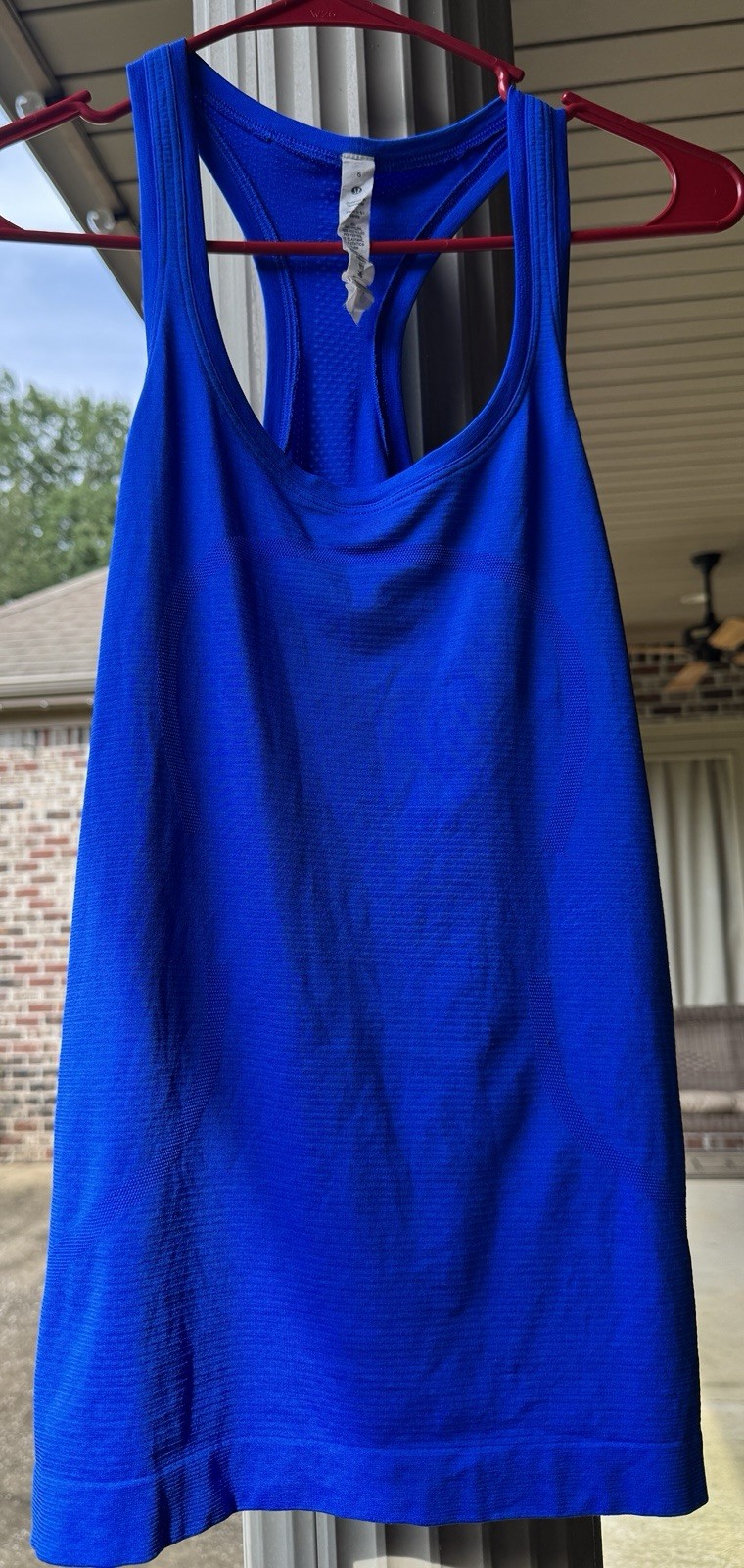 Lululemon Swiftly Tech Racerback Tank 2.0 Size 6 Blazer Blue Tone
