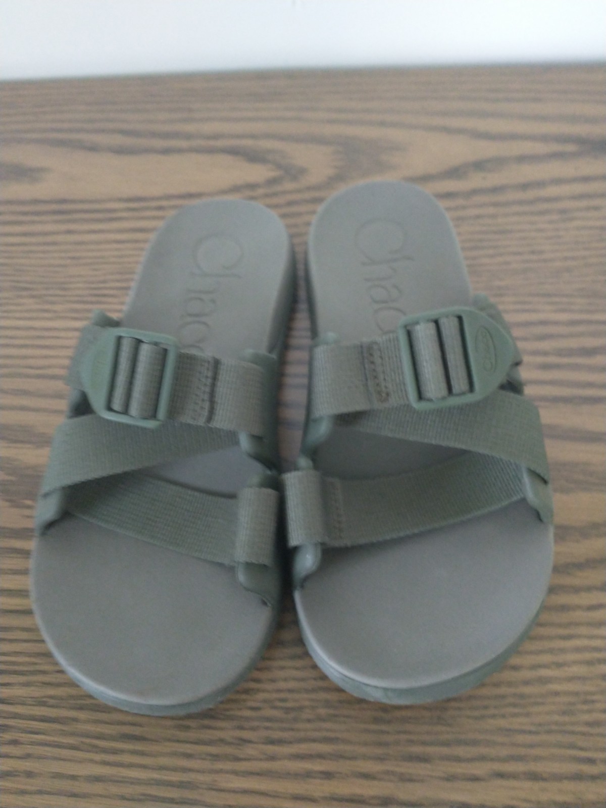 Chaco Green Slide Walking Gorpcore Slip-On Sandals Women’s Size 5