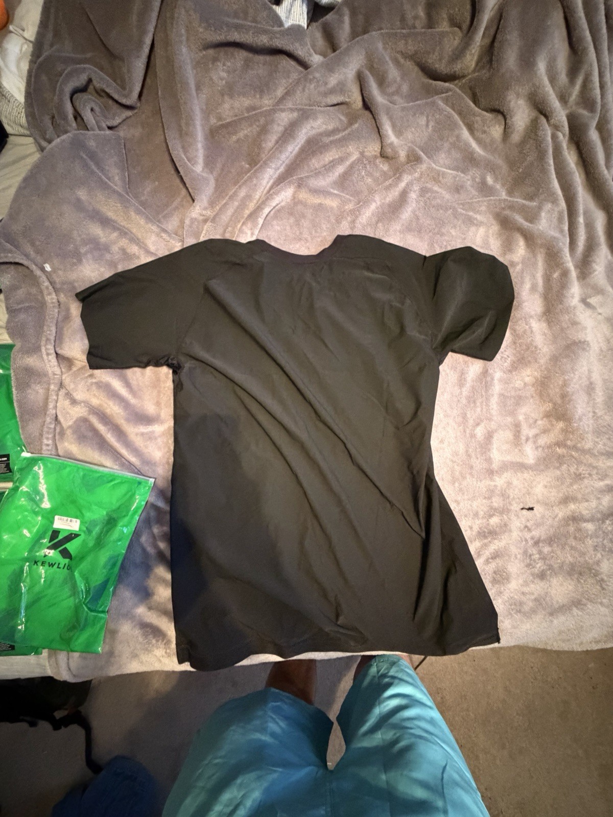 Kewlioo Mens Sauna Shirt Sweat Enhancing Workout Compression Tee Black 3XL
