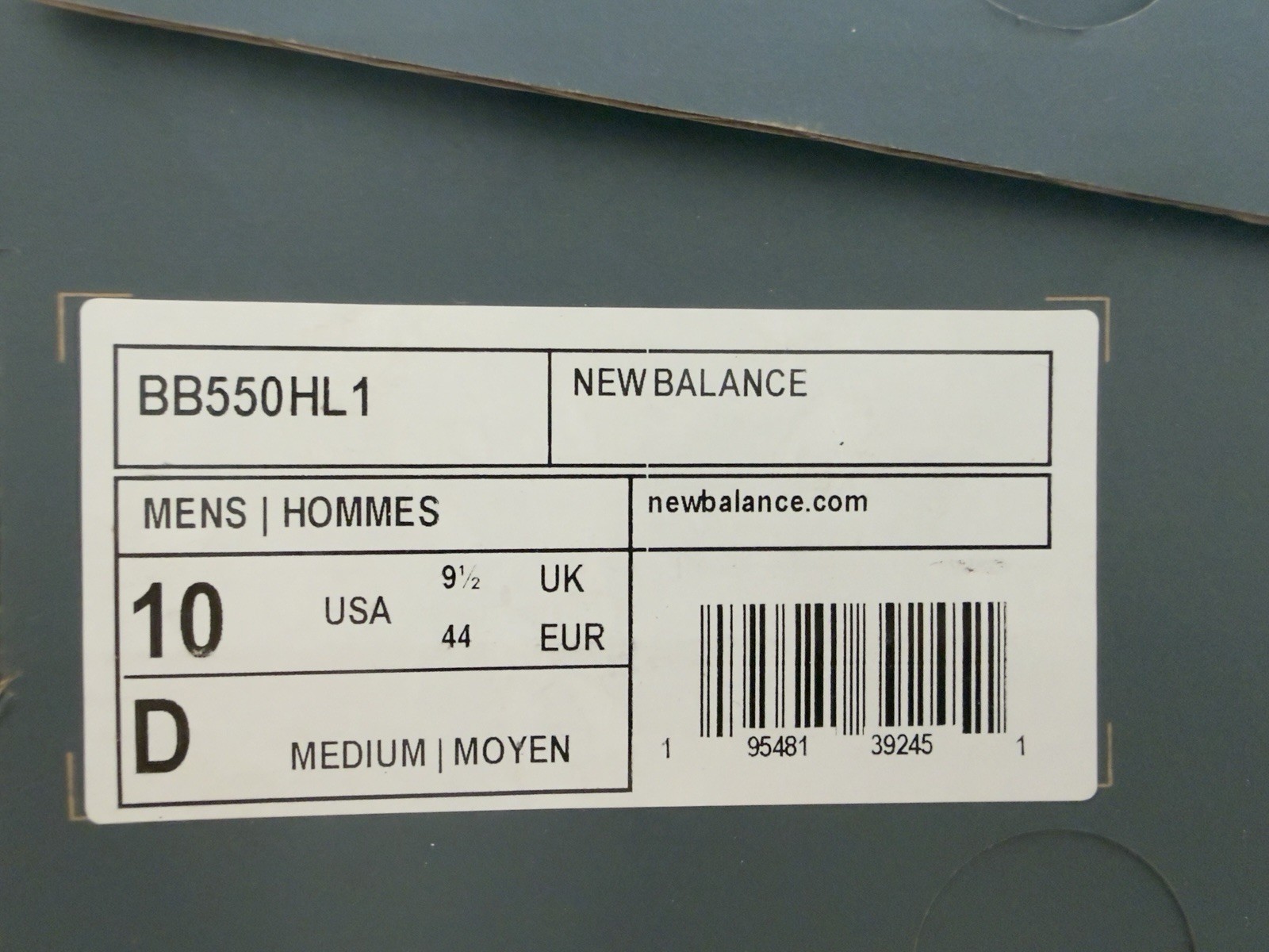 Size 10 – New Balance 550 UNC Team Carolina Blue BRAND NEW