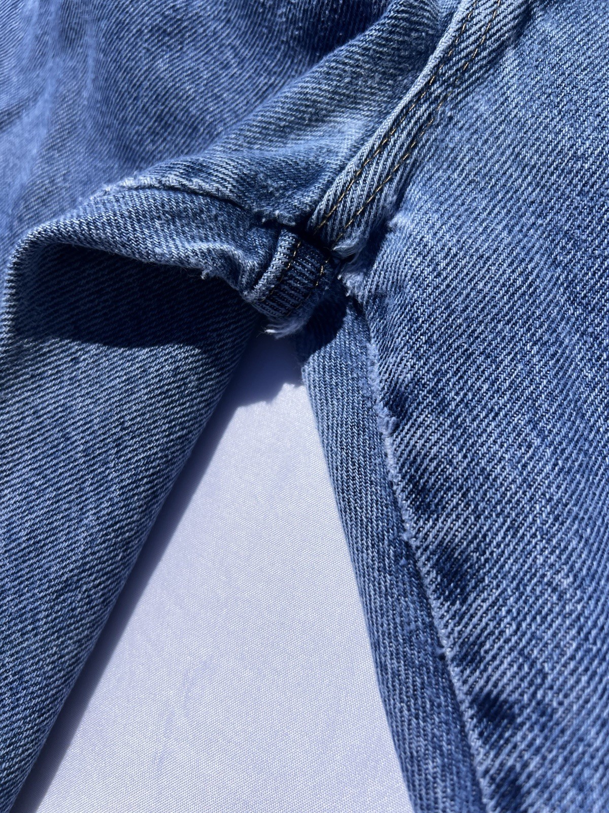 Vintage Wrangler USA Made Jeans Mens 33×32 Straight Leg Western Cowboy Denim Y2K