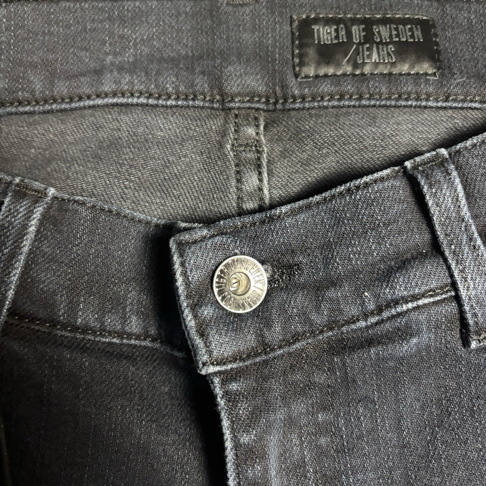 Tiger of Sweden Men’s Slim Skinny Dark Wash Blue Denim Jeans Size 34