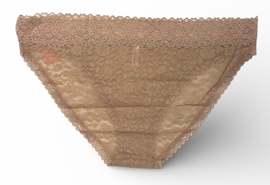 NWT ThirdLove Lace Floral Panties XL Beige Stretch Nylon