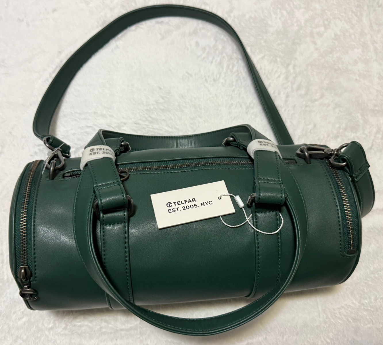 Telfar Medium Duffle Bag Dark Olive Green