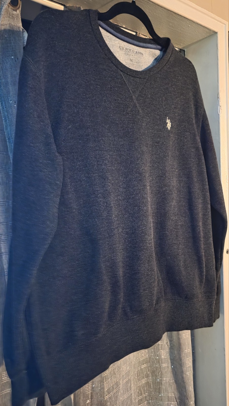 Men’s US Polo ASSN Luxury Feel Sweatshirt Size Medium Gray