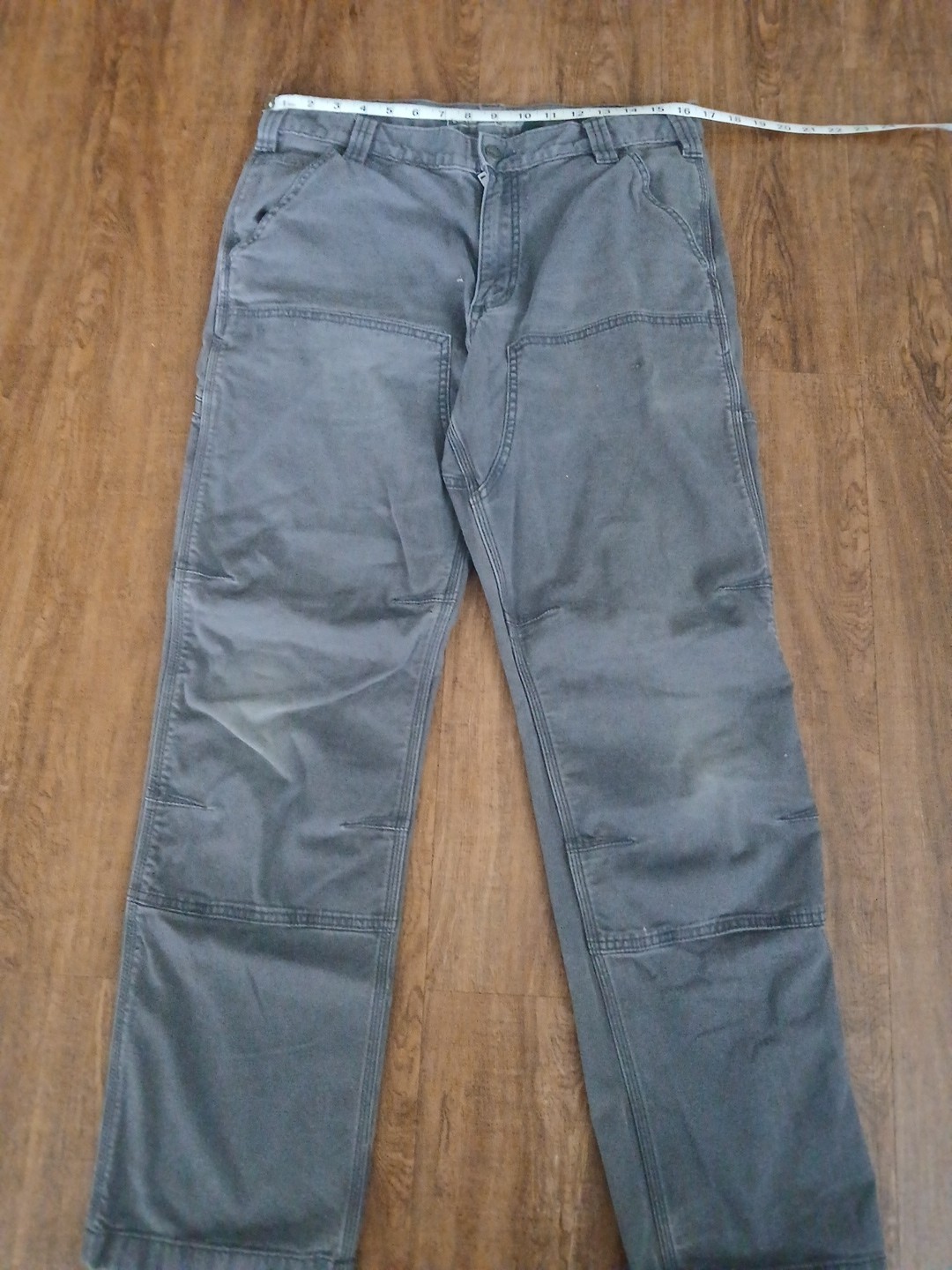 Carhartt Rugged Flex Relaxed Fit Double Knee Pant Tag34x32 Now33x30 102802 Gray