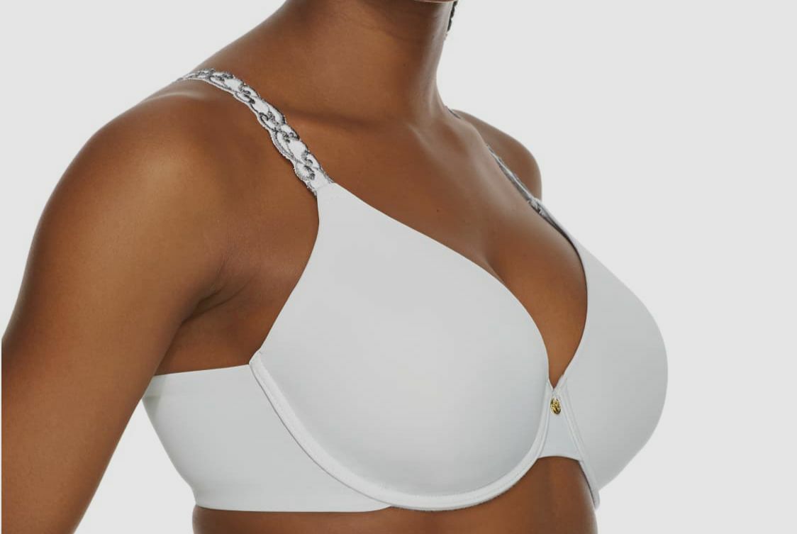$72 Natori Women’s Blue Pure Luxe Stretch Underwire Contour T-Shirt Bra 32DDD