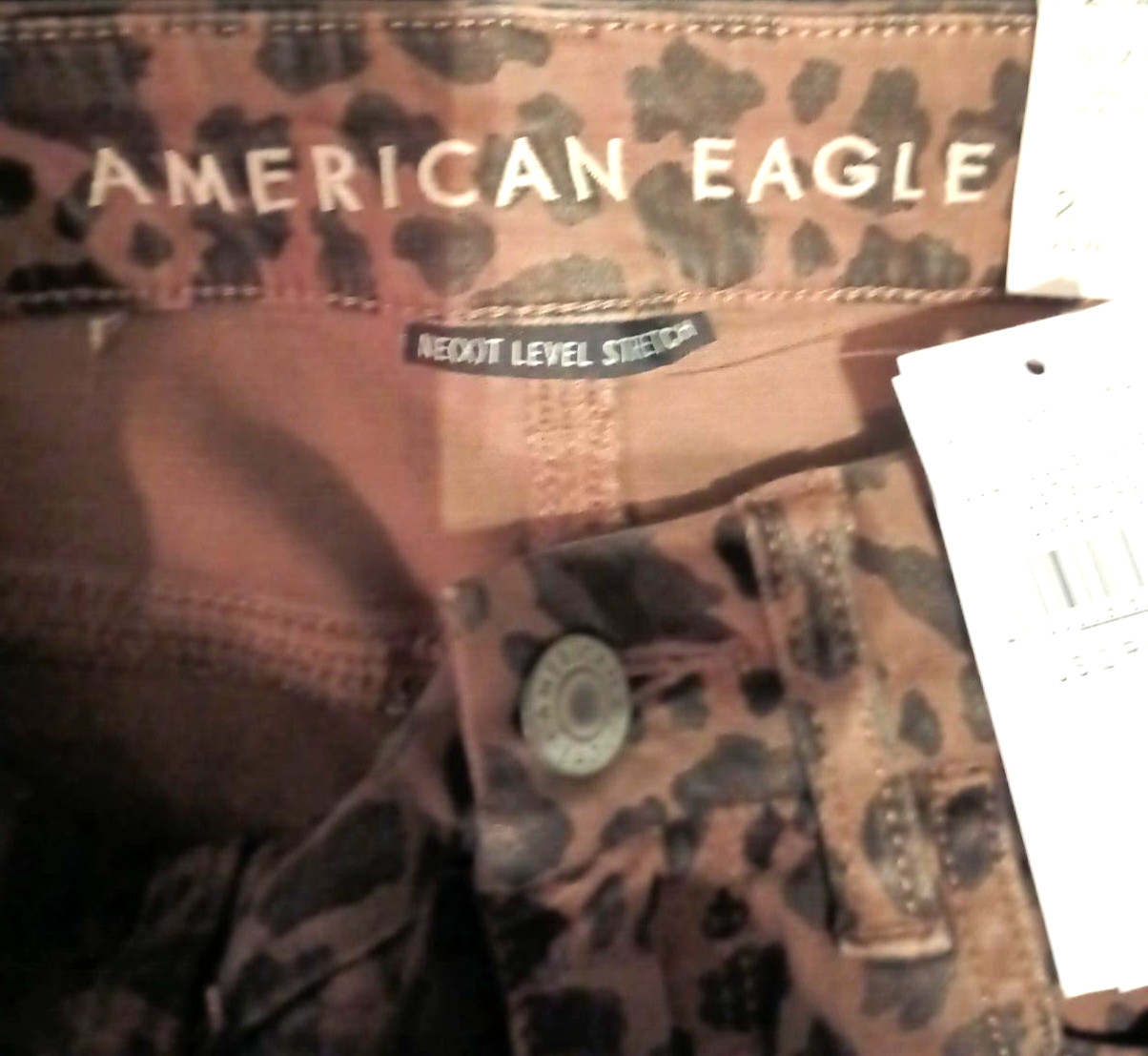 NWT AMERICAN EAGLE CURVY HI RISE JEGGING NEXT LEVEL STRETCH WOMENS JEANS 2R/26W