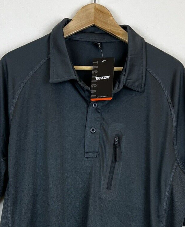 TacVasen Tactical Short Sleeve Polo First Grade Class B Men’s Size XL Gray