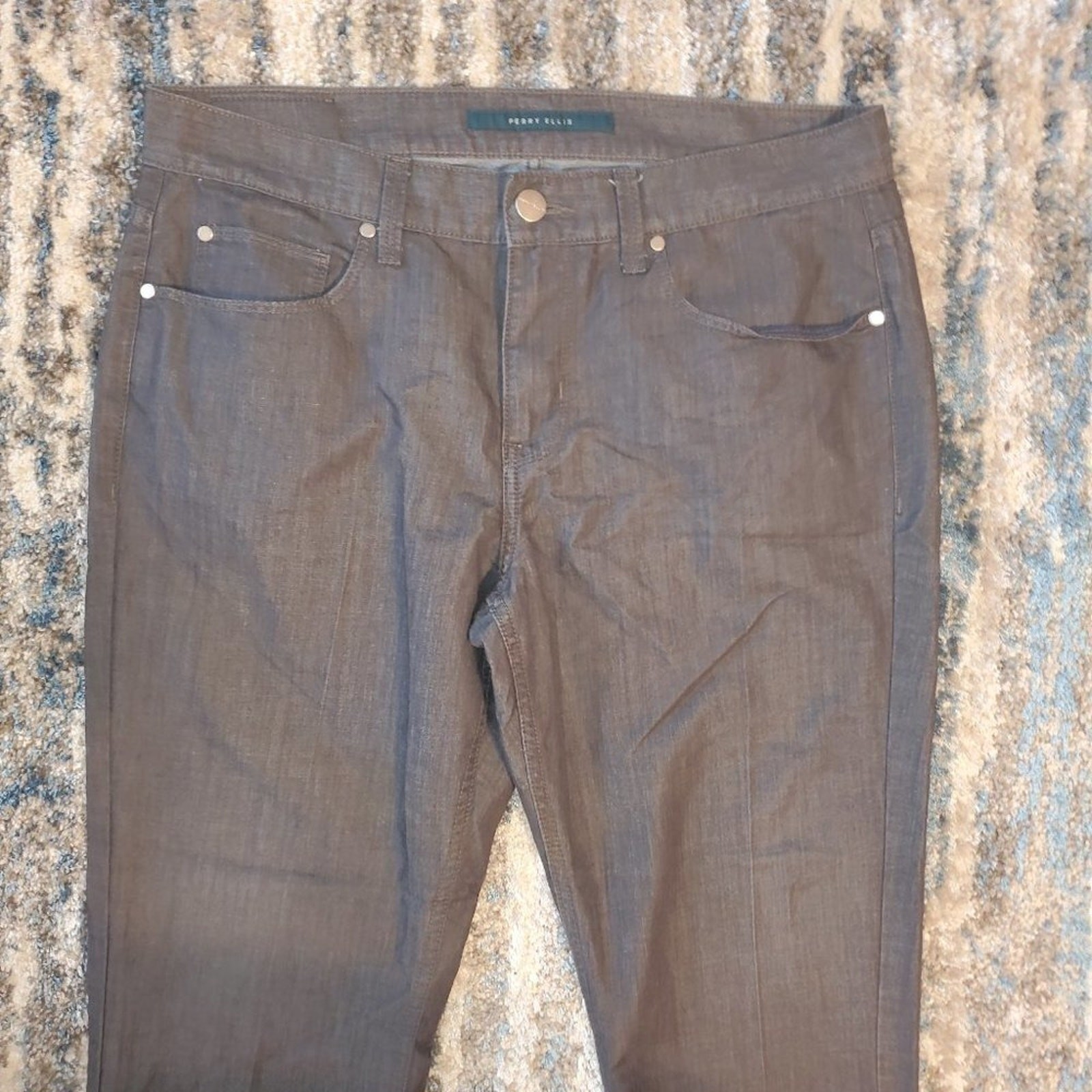 Perry Ellis Black Men’s Designer Pants || 33 x 32