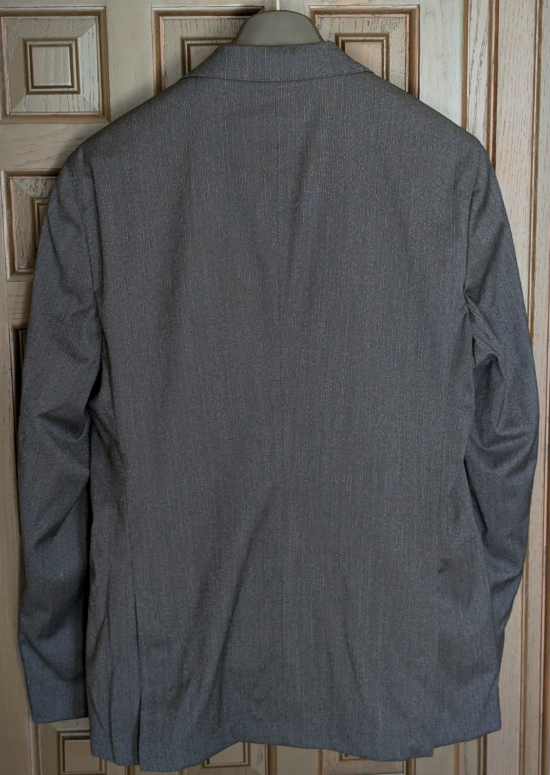 HUGO BOSS Huge Slim Fit Stretch Wool Blend Suit, Blue Mélange, Size 44 R