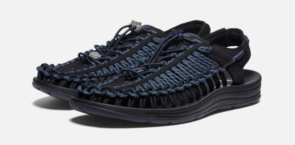 Keen Uneek Black Indigo Waterfront Sandal Men’s sizes 7-14/NEW!!!