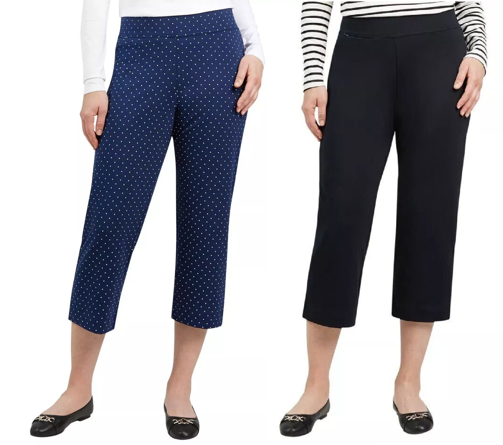 Lands’ End Shore Stretch Knit Capri
