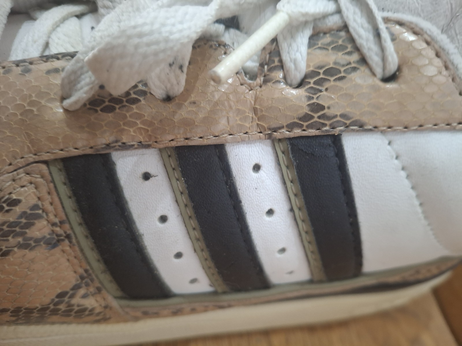 Rare Vintage Adidas Original Model Fleetwood Snakeskin Years 2004 – Size 43 1/3