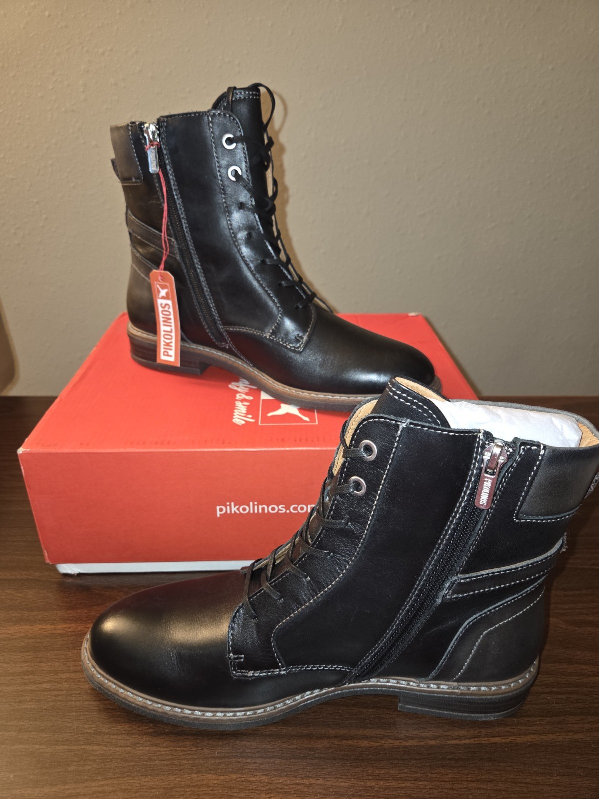 Pikolinos Aldaya Black Tall Ankle Boot Women’s EU 40 US 9-9.5 W8J-8718C1