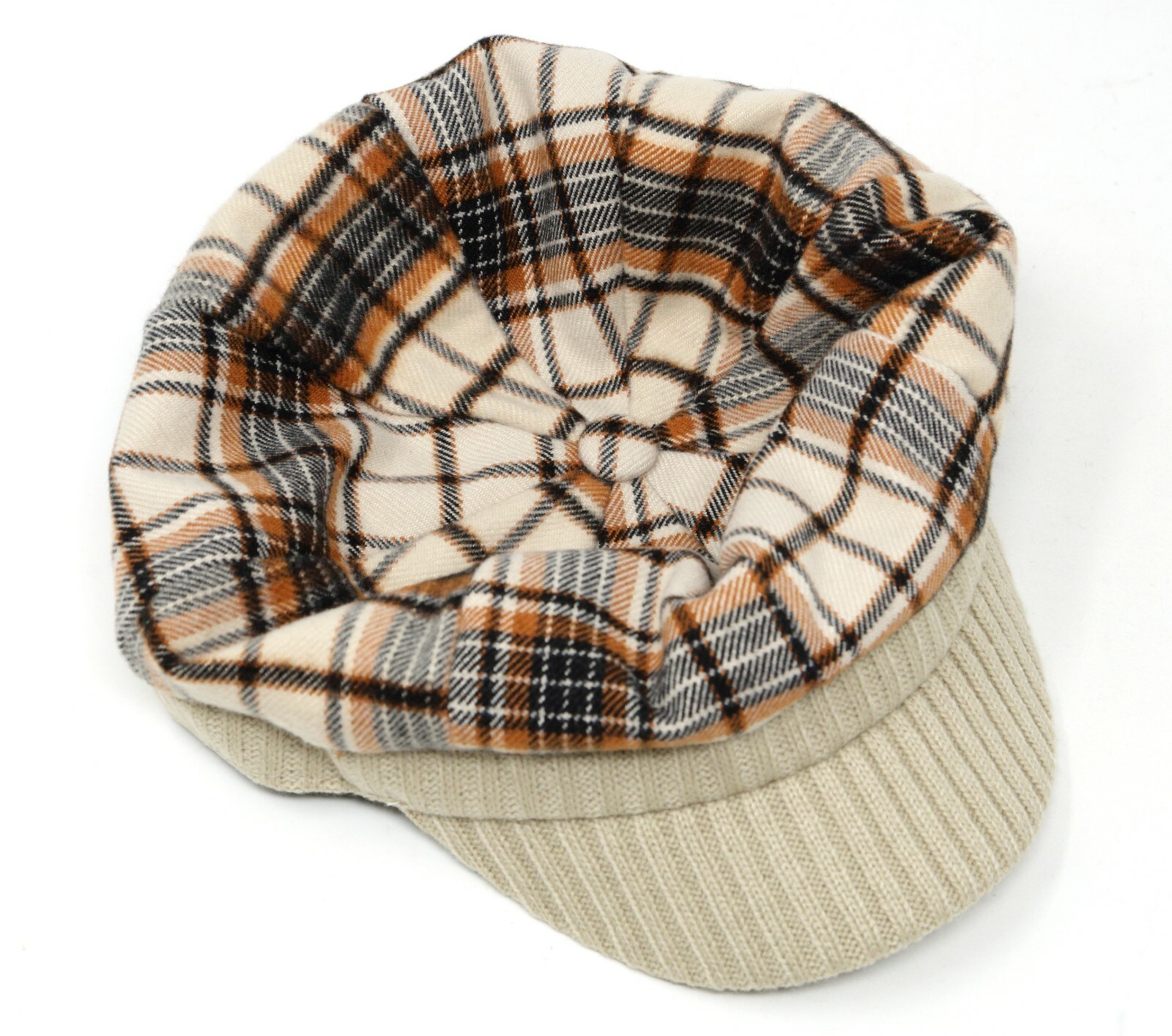 Women’s Plaid Applejack Cap Newsboy Hat Winter Spring Warm Fashion Gift Idea