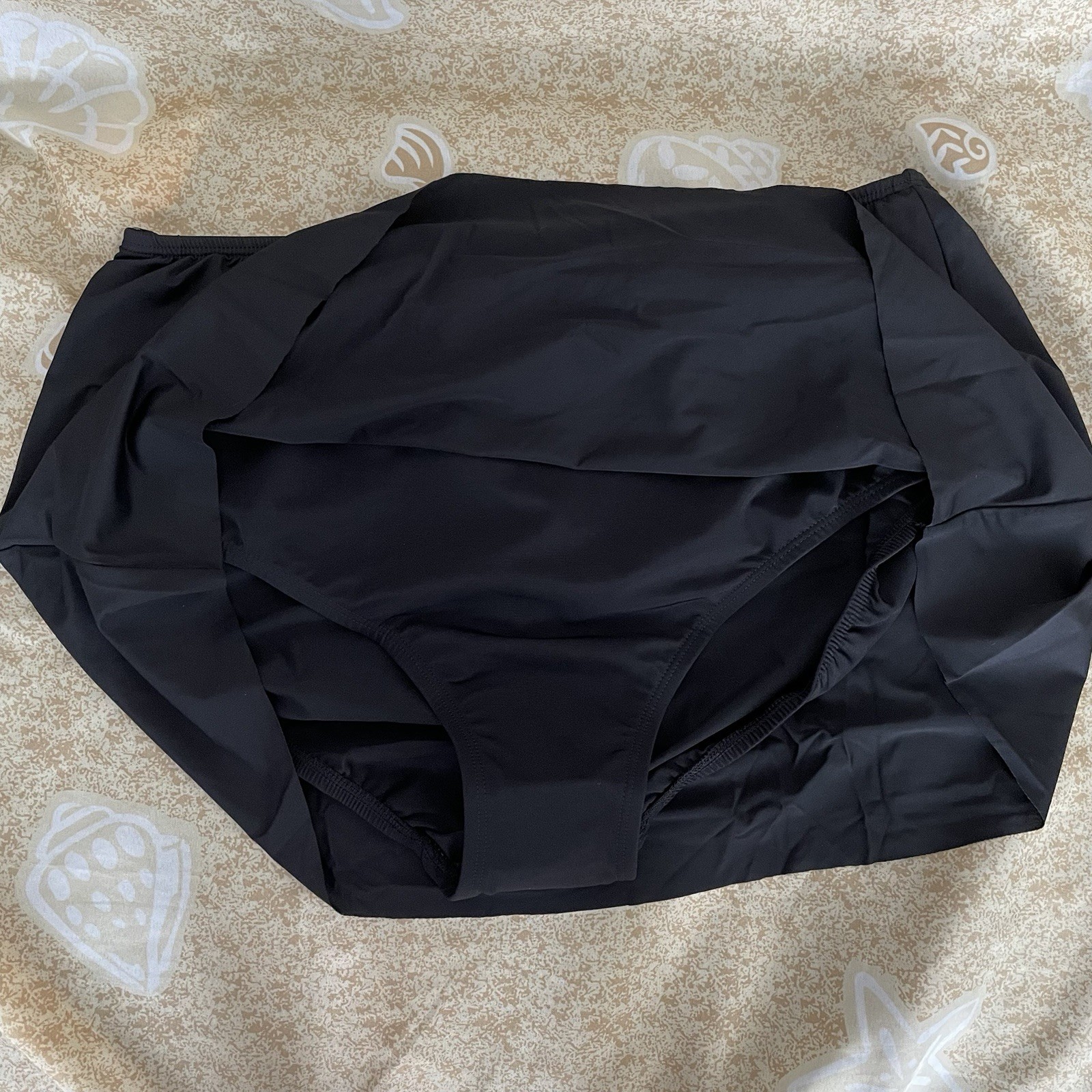Dreamsuit by Miracle Brands Slimming Control Solid Swim Bikini Skirt Size 10