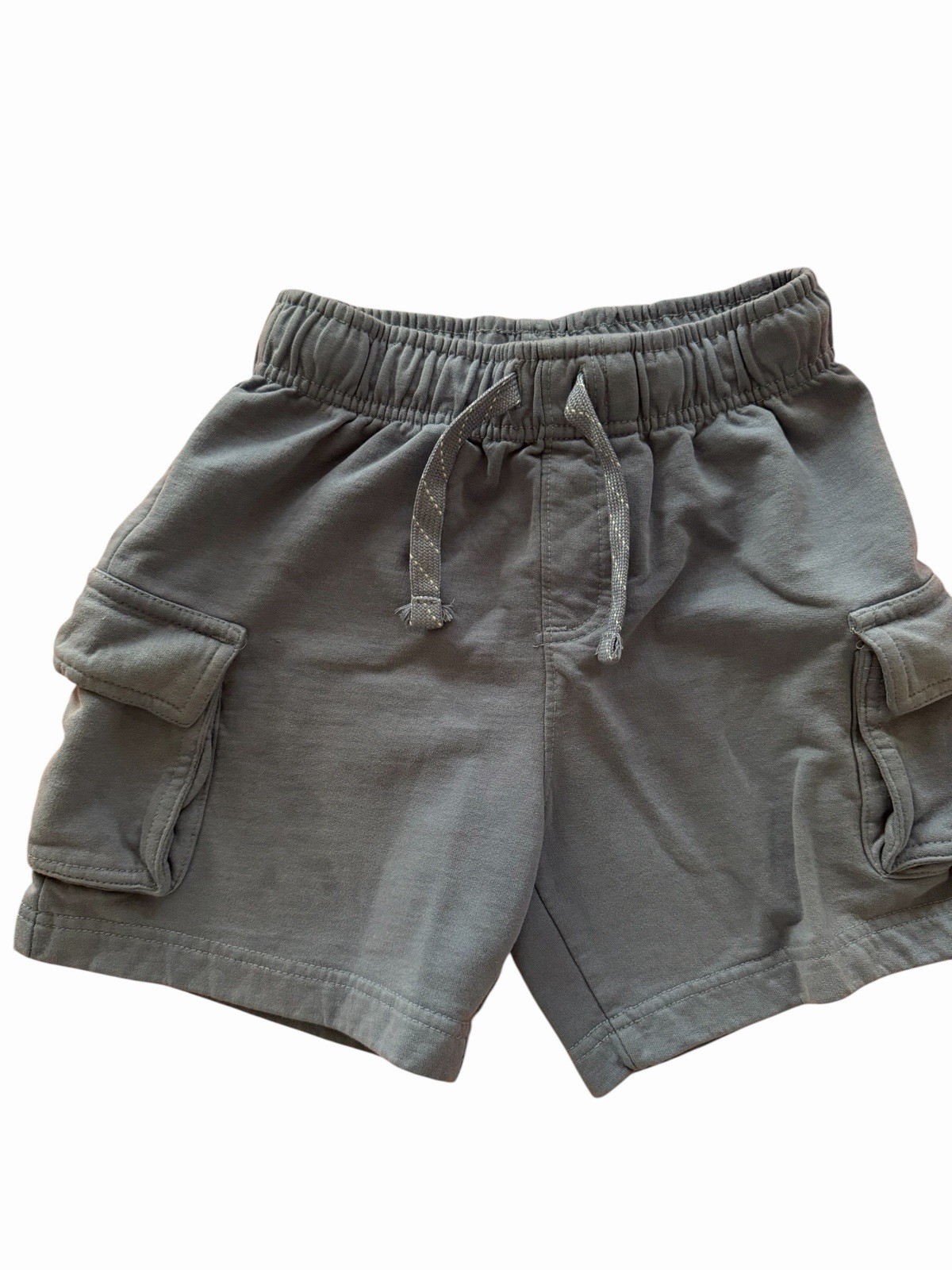 Tommy Bahama Boys Cargo Knit Shorts Medium 7/8 Blue Elastic Waist Drawstring