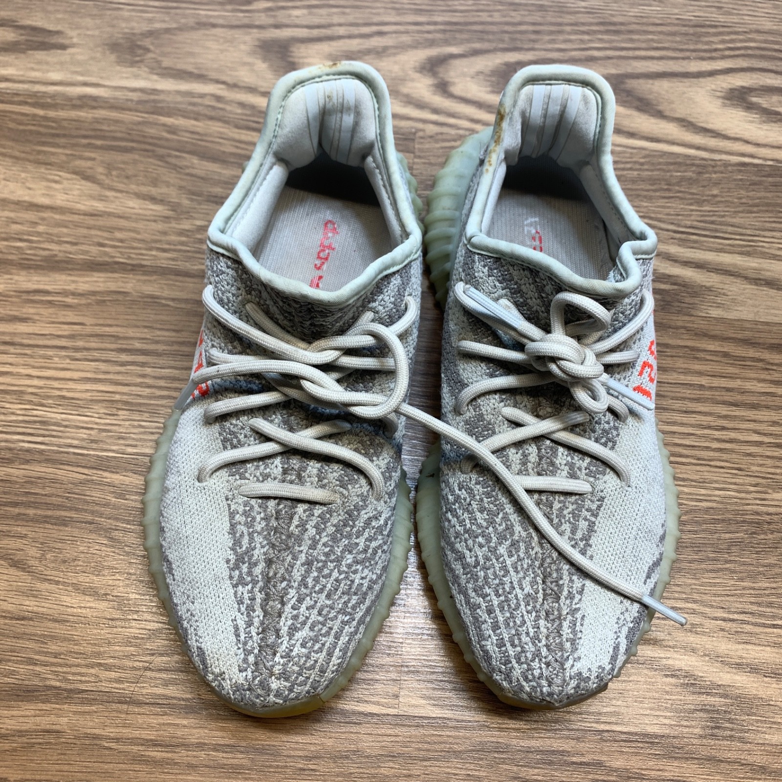 Adidas Yeezy Boost 350 Gray Red 2021 Men’s Size 7 Kanye Used