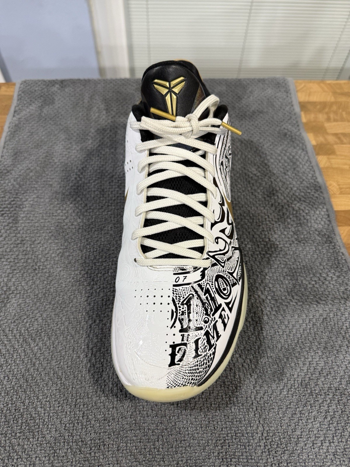 Nike Zoom Kobe 5 Protro Big Stage White/Metallic Gold/Black CT8014-100 2020