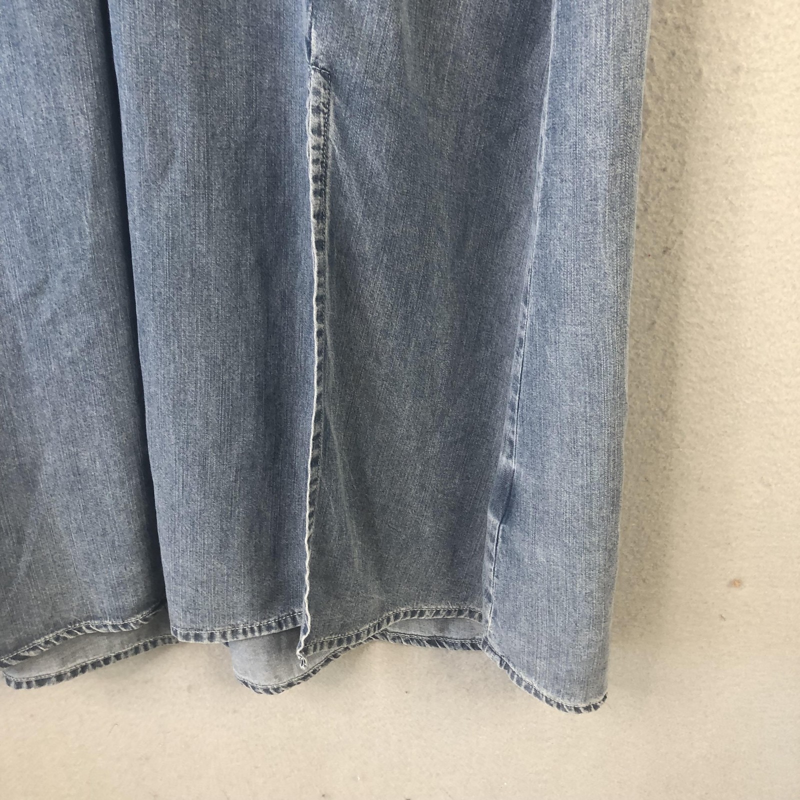 Dear John Denim Dress Womens Medium Tencel Chambray Blue Western Boho Casual