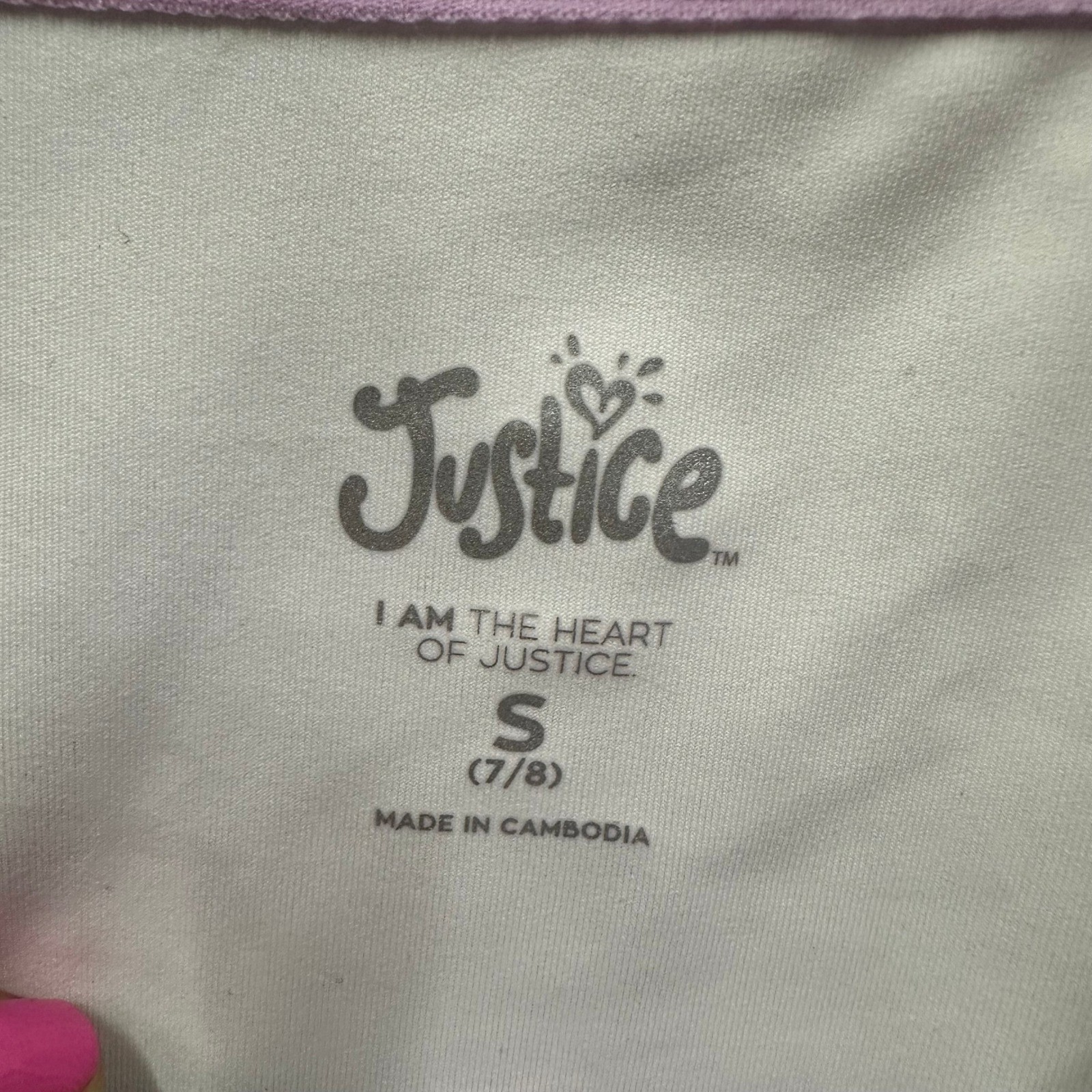Justice Track Jacket Girls Size S 7/8 Pink Floral Half Zip Pastel Activewear NWT