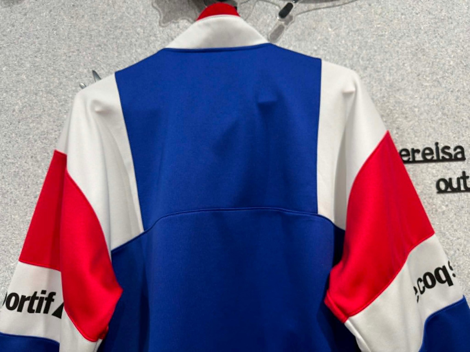 Vintage 90s Le Coq Sportif Track Jacket Tricolor Made in Japan QS-5064 Retro