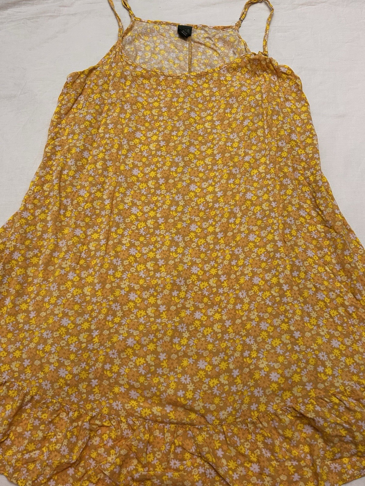 summer yellow floral wild fable mini dress