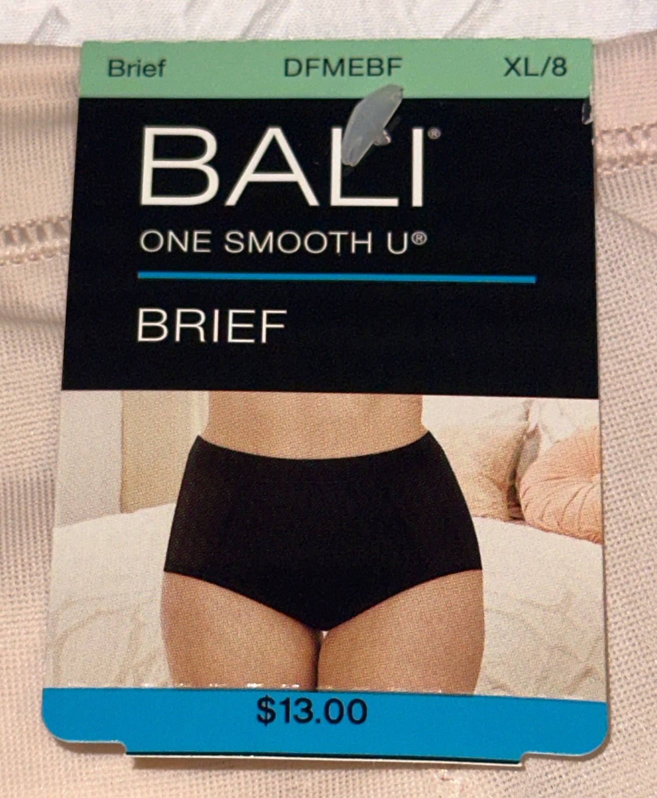 BALI One Smooth U Second Skin Micro Sandshell Brief Panty Womens M 6 L 7 XL 2XL
