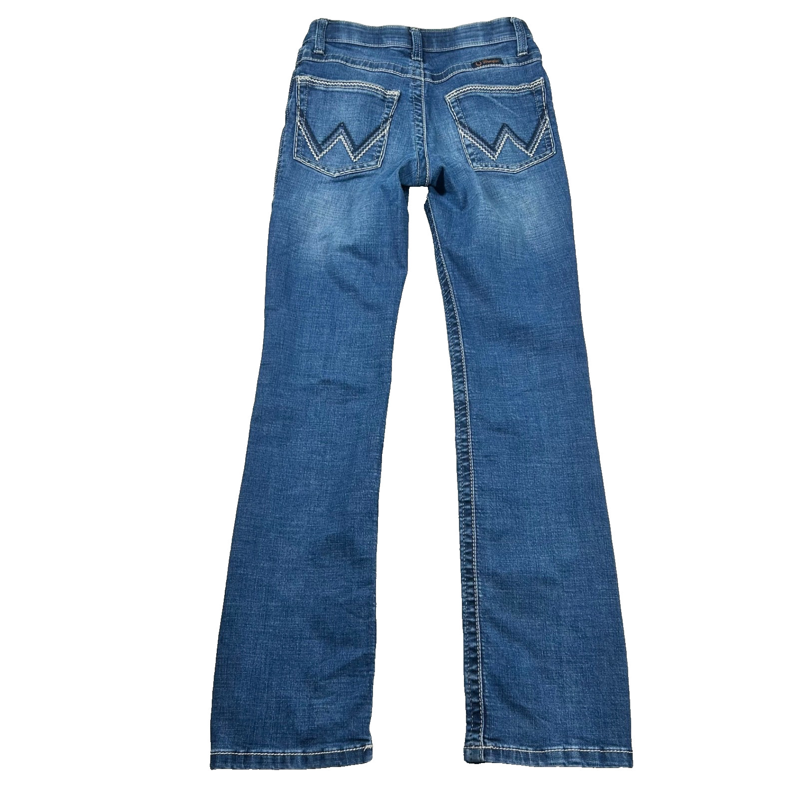Wrangler WIllow Jeans Womens 1×32 Bootcut Equestrian Denim Riding Western Low