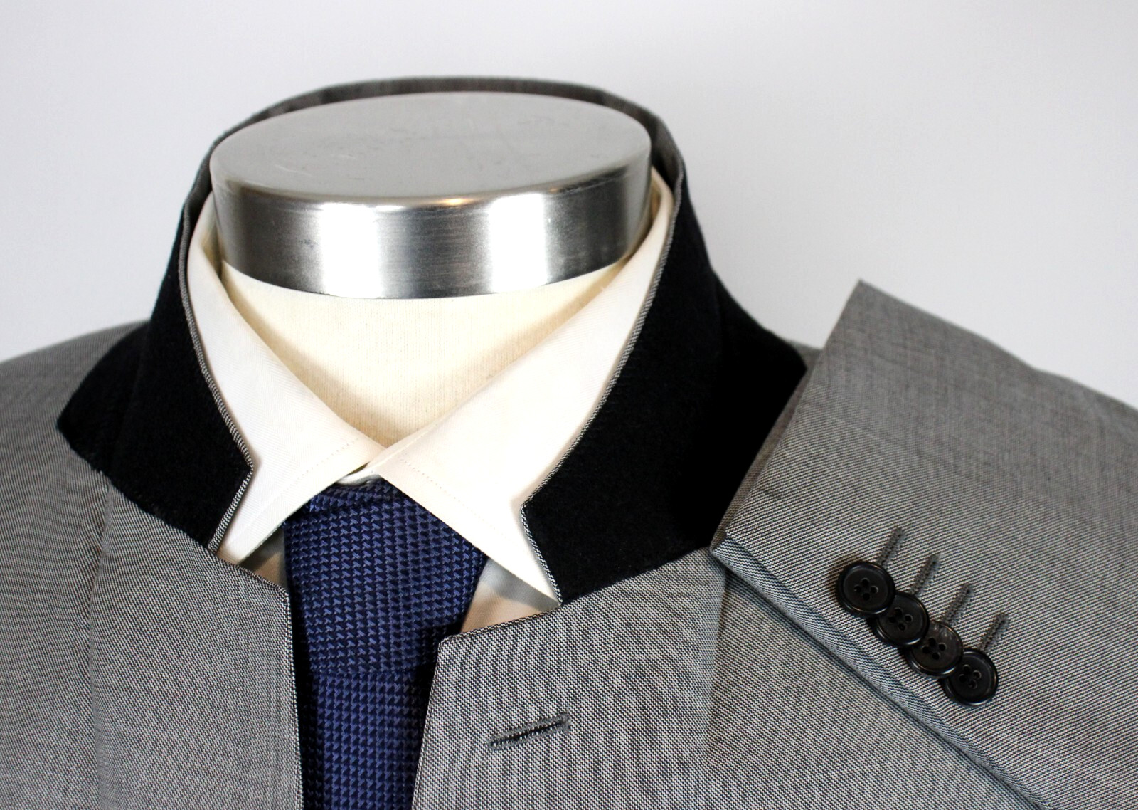 Paul Smith Suit 48 L (58 EU) Mens Light Grey Wool Tailored Fit 2 Piece Portugal