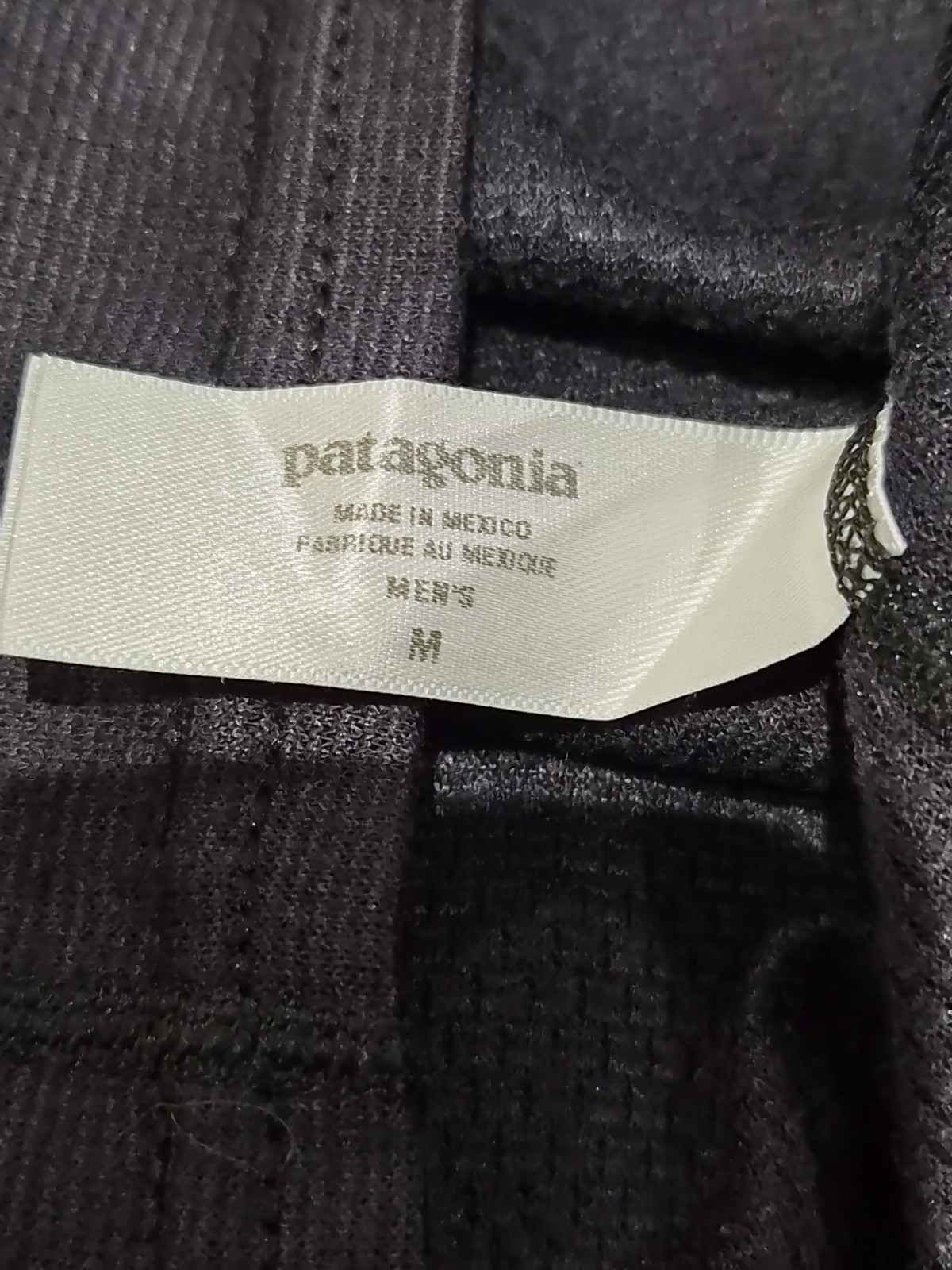 MENS PATAGONIA CAPILENE 1/4 ZIP BASELAYER SIZE MEDIUM