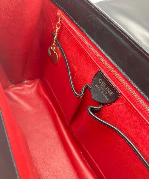 CELINE Leather handbags black