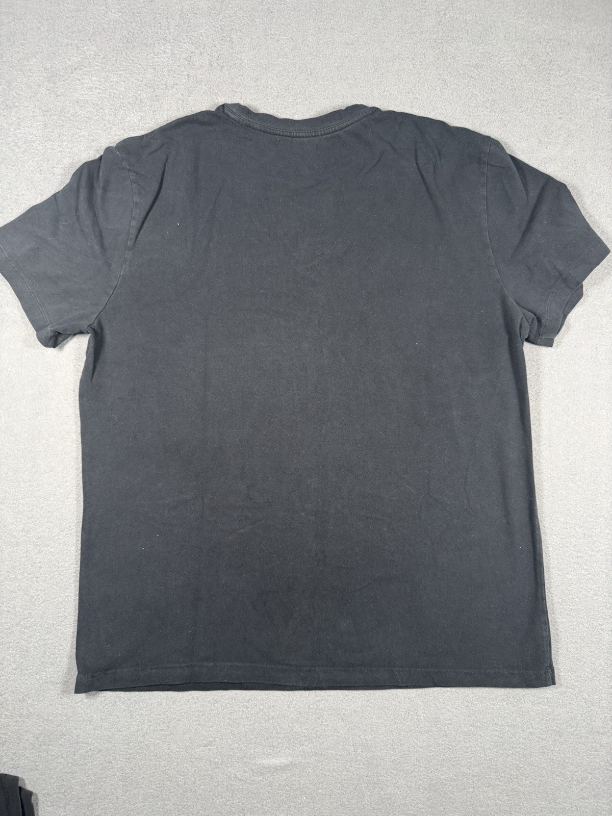 2 Banana Republic Premium Pima Stretch Cotton Crewneck T-Shirts XL Blk. #0008