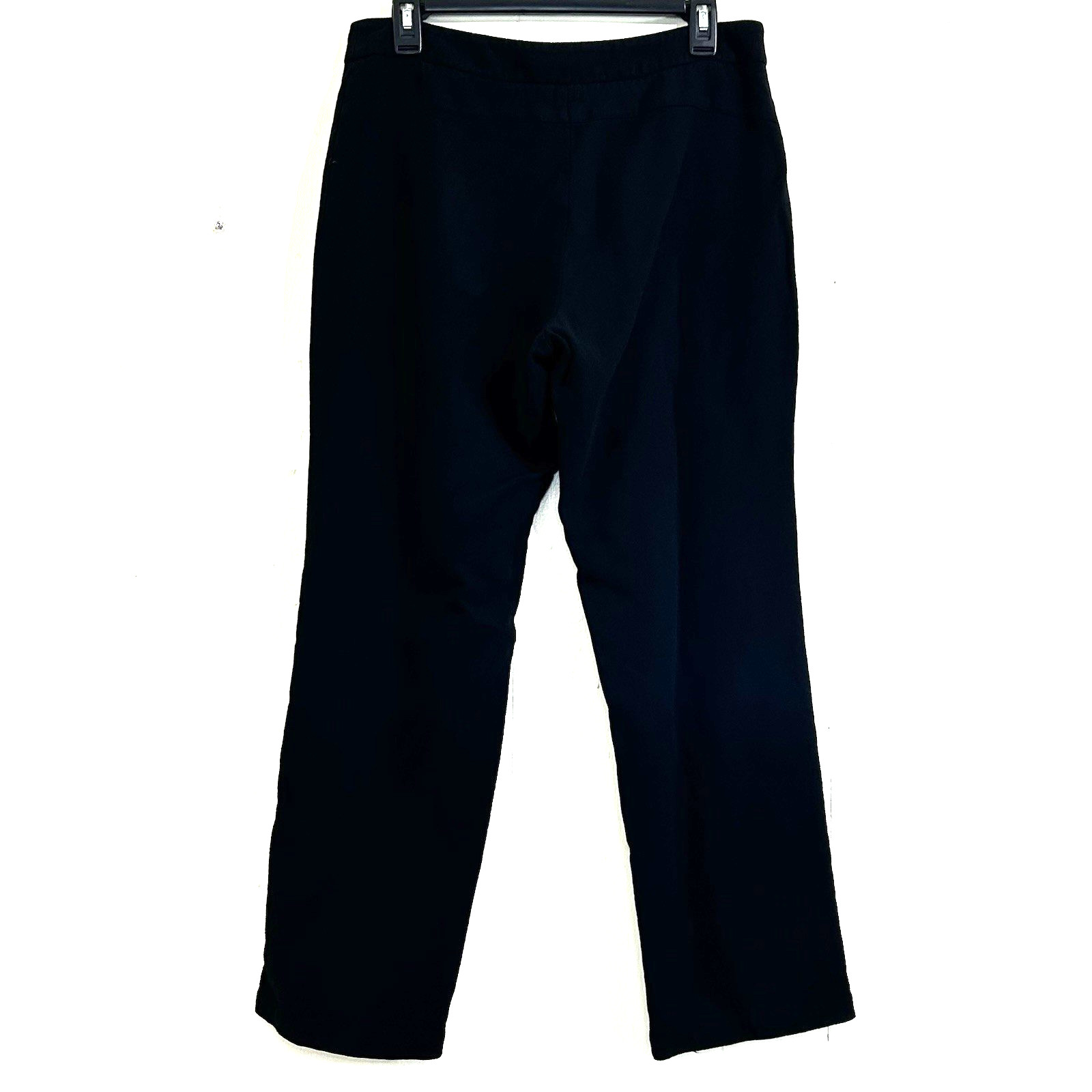 Eileen Fisher Stretch Wool Ankle Pants Size Medium Formal Straight Leg Pants