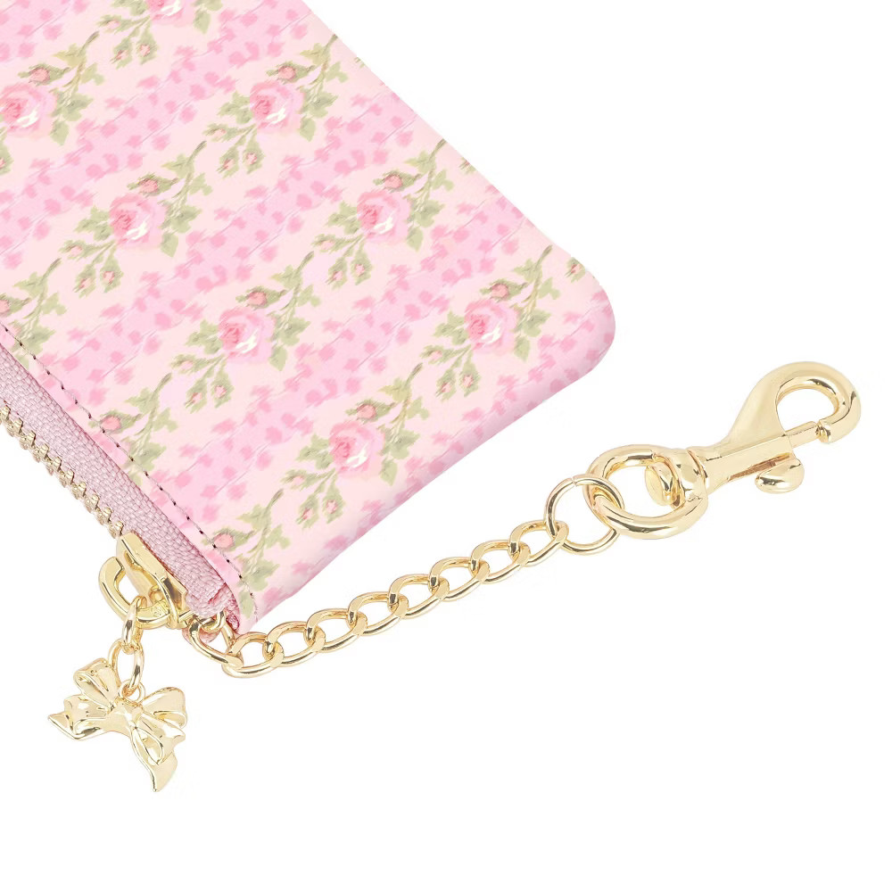 LoveShackFancy – Case-Mate Blooming Heirloom Printed PU Zipper Coin Pouch